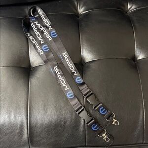 Mopar Black and Blue Lanyard 2 pack set
